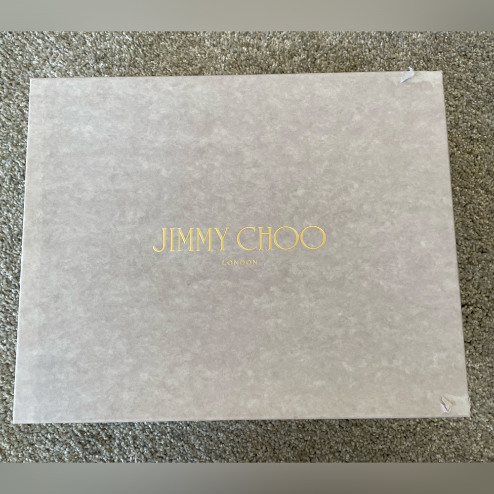 Jimmy Choo Isabel with Plexy size 37.5 white NEVER WORN - Picture 6 of 6